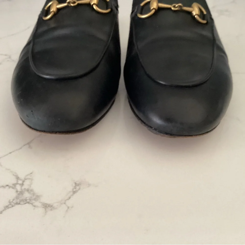 Gucci Princetown Leather Mules, Size 37.5 - Picture 6 of 13